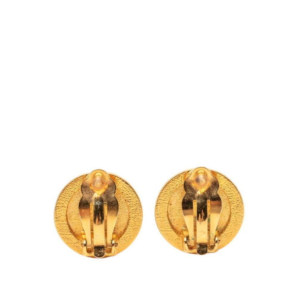 CHANEL Vintage Gold Earrings - Picture 2 of 4